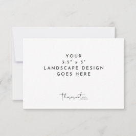 Modelo de Impressão de Cartão de Resposta de 8,9x1