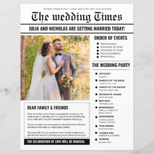 Modelo de Jornais do Programa Casamento