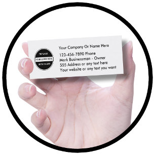 Modelo de logotipo Cartão de visita