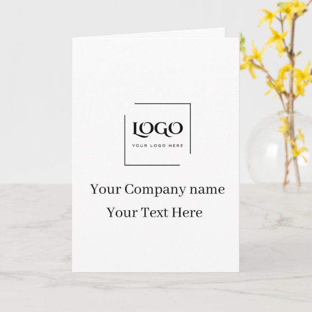 Modelo de logotipo personalizado elegante (Flor Amarela)