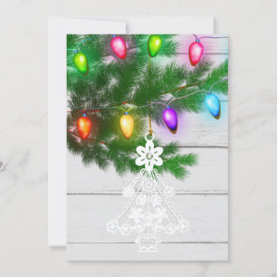 Modelo de Luzes de Vintage de Ornamento de Árvores