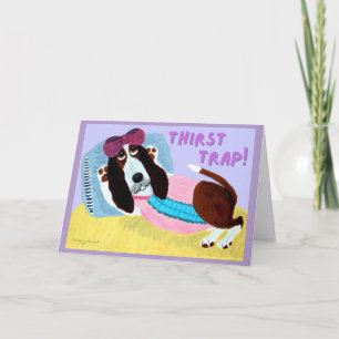 Modelo de maiô Basset Hound Armadilha da Sede