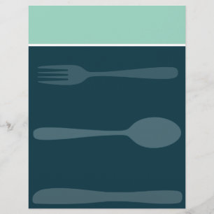 modelo de menu azul