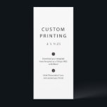 Modelo de Menu de Casamento Impresso Personalizado<br><div class="desc">Impressão personalizada para menus de casamento Carregue seu Modelo de menu Karma K. Wednings aqui! EM MODELO: 1: Salve o arquivo no Modelo 2. Baixe como um arquivo JPEG ou PNG 300dpi (escolha apenas "Mostrar salgado" no ZAZZLE: 1: Clique em "Personalizar" 2: Clique em "Alterar" e escolha o arquivo que...</div>