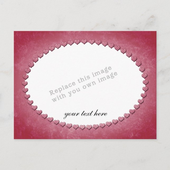 Modelo de Moldura de Coração (Frente)