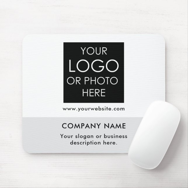 Modelo de Mouse Pad de Foto Profissional Moderno (Com mouse)