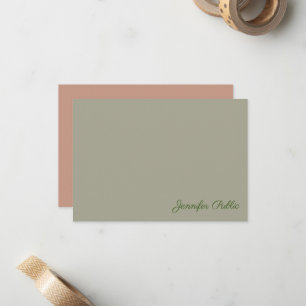 Modelo de Nome de Monograma de Cores Elegantes com