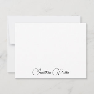 Modelo de Nome de Script Elegante Moderno Personal