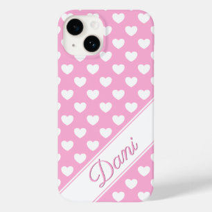 Modelo De Nomes Personalizados, Rosa E Branco