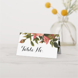 Modelo de Número de Mesa de Casamento Cartão Perso