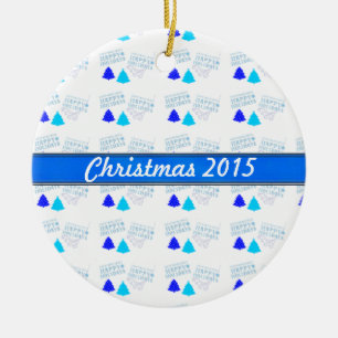 Modelo de Ornamento de Fotos de Natal Personalizad