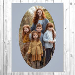 Modelo de Oval do Alargamento de Fotografia Pronta<br><div class="desc">Impressões de melhor qualidade - Carregue sua foto - Envie gratuitamente com o Zazzle Black</div>
