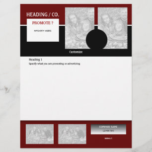 Modelo de panfleto - crie o seu próprio 21,59x27,9