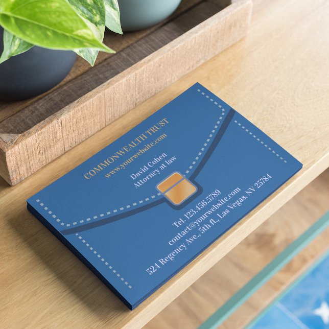 Modelo de Panfleto de Mala de Advogado de Escritór (Criador carregado)