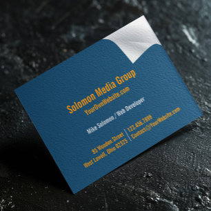 Modelo de Panfleto de Negócios Únicos Modernos