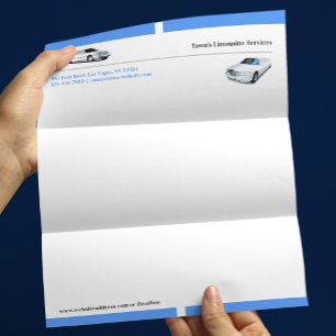Modelo de Papel Timbrado de Serviço de Limusine