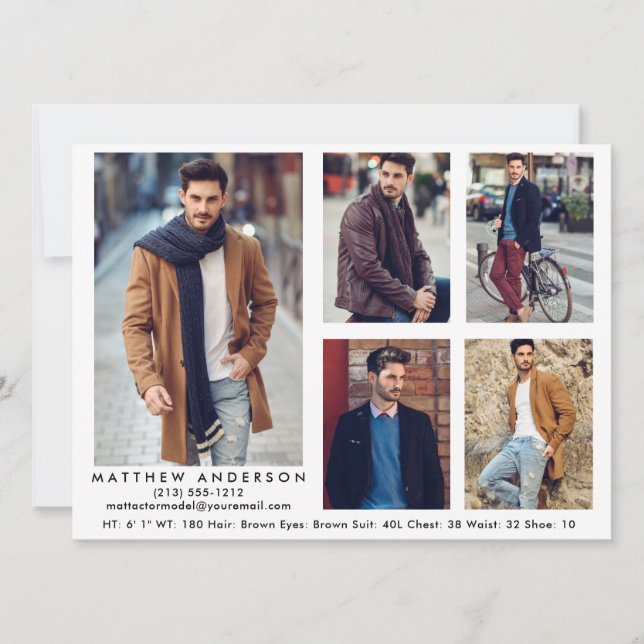 Modelo de placa de computador do ator branco - 5 f (Frente)