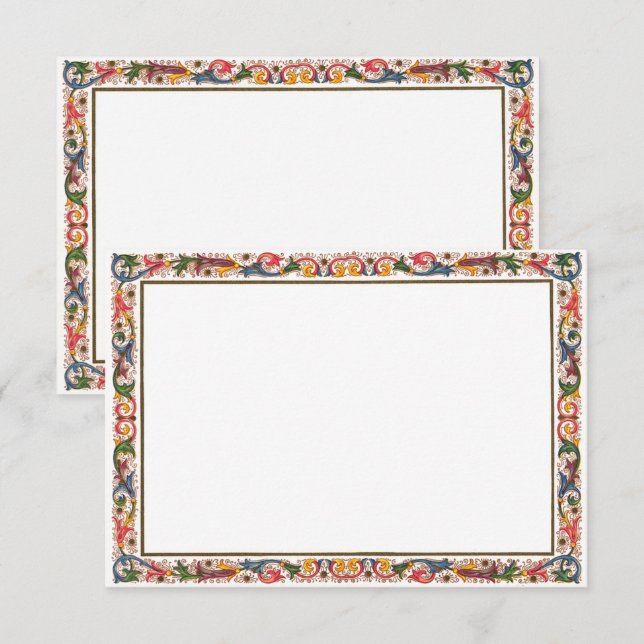 Modelo de placa de gabinete de borda italiana anti (Frente/Verso)