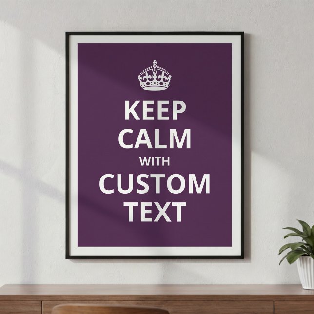 Modelo de Poster de Citação Personalizada Keep Cal (Criador carregado)
