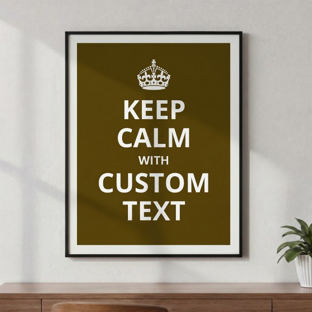 Modelo de Poster de Citação Personalizada Keep Cal (Criador carregado)
