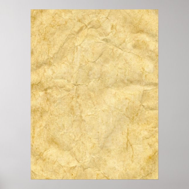 Modelo de Poster de Papel Parchmento de Fundo (Frente)