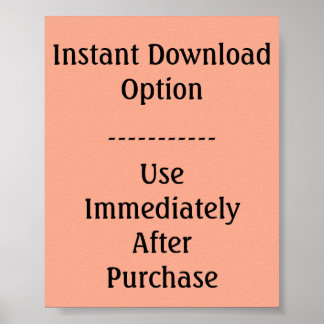 Modelo de Poster para Download Instantâneo
