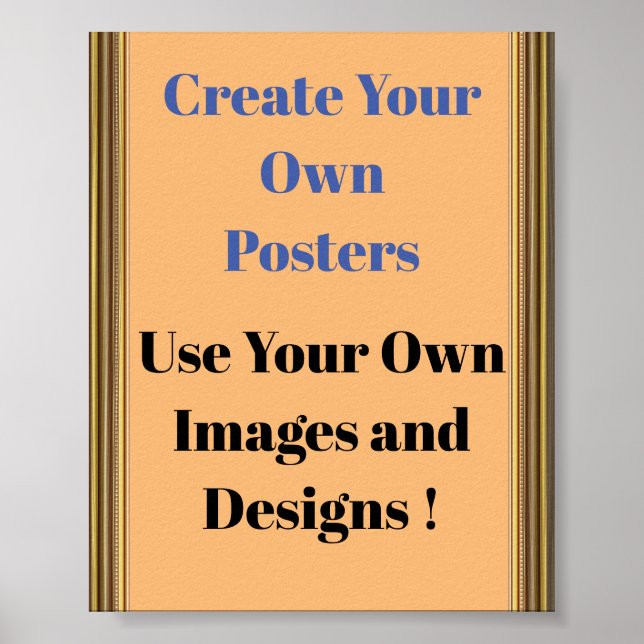 Modelo de Poster para Download Instantâneo (Frente)