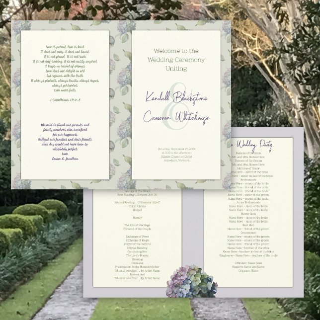 Modelo de Programa de Casamento de Igreja com Dobr (Criador carregado)