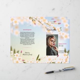 Modelo de Programa de Funeral Floral