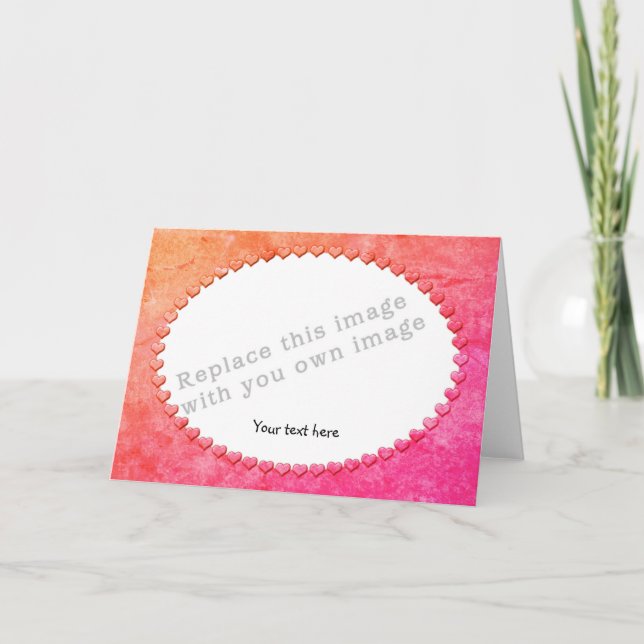 Modelo de Quadro de Coração (Frente)