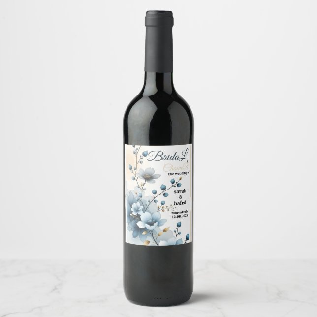 Modelo de rótulo de vinho personalizado, rótulos C (Frente)