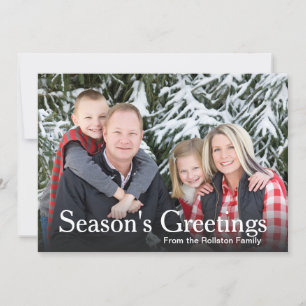 Modelo de Saudações da Estação de Foto da Família