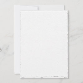 Modelo de Save the Date com borda de corte simples