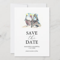 Modelo de Save the Date de Casamento na Flórida co