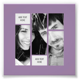 Modelo de Texto de Foto Mauve - Transferir Para QU