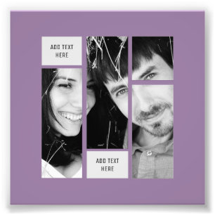 Modelo de Texto de Foto Mauve - Transferir Para QU