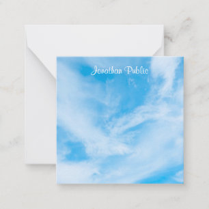 Modelo de Texto do Script de Caligrafia de Nuvens 