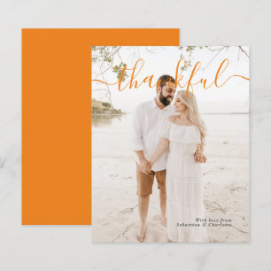 Modelo de Tipografia Fotográfica de Ação de Gra