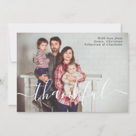 Modelo de Tipografia Fotográfica de Ação de Graças