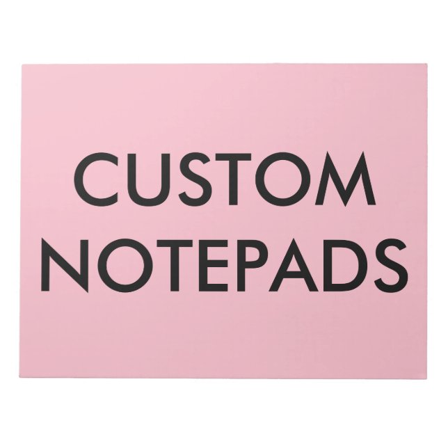 Modelo de Vazio de Bloco de Notas Personalizado (Frente)