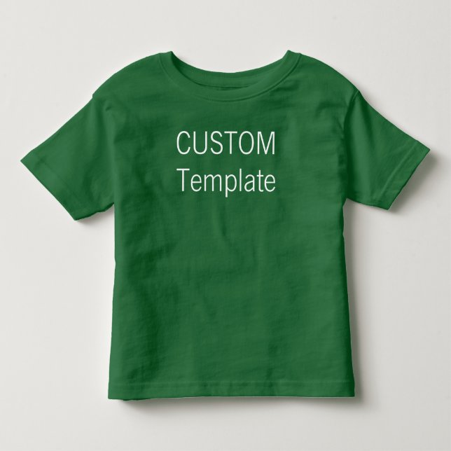 Modelo de Vazio de Camisa T de Algodão de Toddler  (Frente)