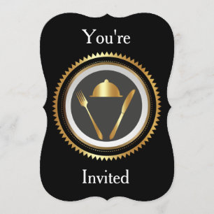 Modelo de Vazio de Convite jantado