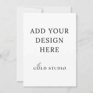 Modelo de Vazio de Convite Pequeno (4,5 x 6,25)