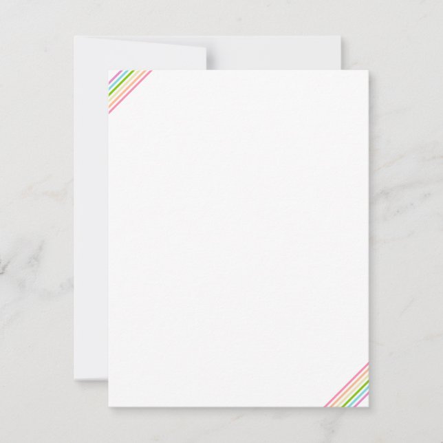 Modelo de Vazio Moderno com Flecha Arco-Íris (Frente)