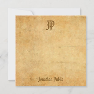 Modelo de Vintagem do Monograma Calligrafado Nostá