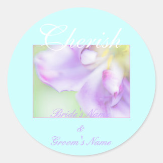 Modelo do adesivo de envelope Cherish