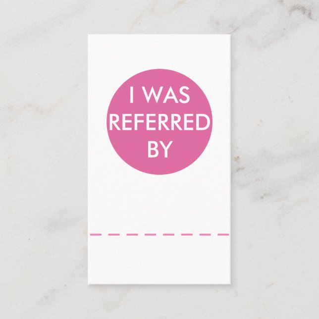 Modelo do cartão da referência do negócio da (Frente)