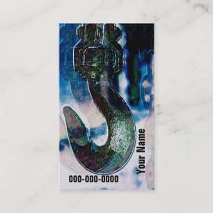 modelo do cartão de indústria da construção