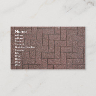 Modelo do cartão de visita - textura dos Pavers d