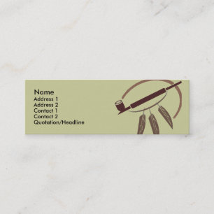 Modelo do cartão de visita - tubulação de paz